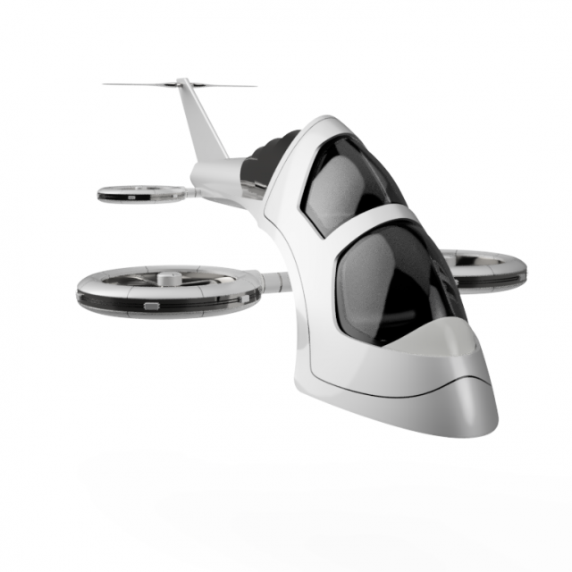 quadcopter 3D Model .c4d .max .obj .3ds .fbx .stl .blend 