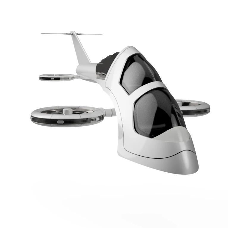 quadcopter 3D Model .c4d .max .obj .3ds .fbx .stl .blend 