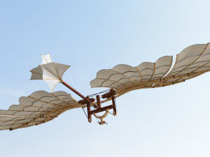 leonardo da vinci mechanical eagle 3D Model