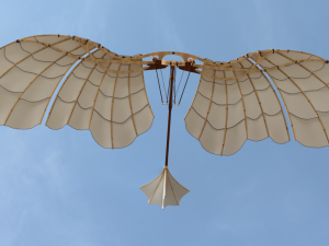 leonardo da vinci mechanical eagle Modelo 3D