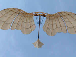 leonardo da vinci mechanical eagle 3D Model