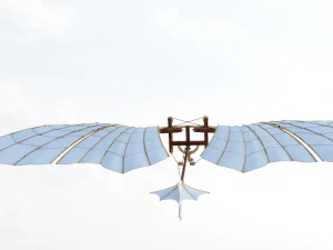 leonardo da vinci mechanical eagle 3D Model