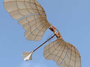 leonardo da vinci mechanical eagle Modelo 3D