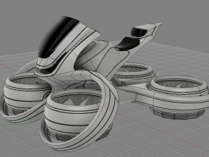 moto drone v1 Model 3D