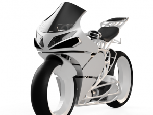 electric motorcycle concept 3D Model