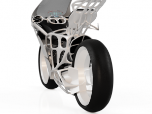 electric motorcycle concept 3D 模型