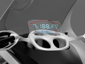 electric motorcycle concept 3D 模型