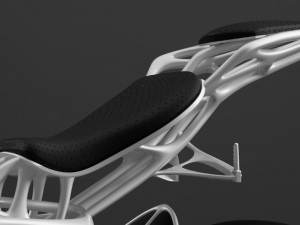 electric motorcycle concept 3D 模型