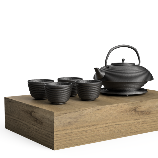 japanese teapot 3D Model .c4d .max .obj .3ds .fbx .stl .blend 
