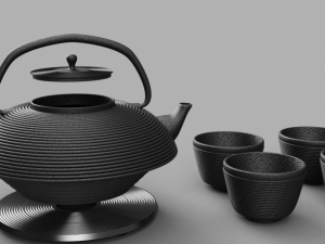 japanese teapot 3D Model