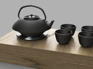 japanese teapot 3D Model