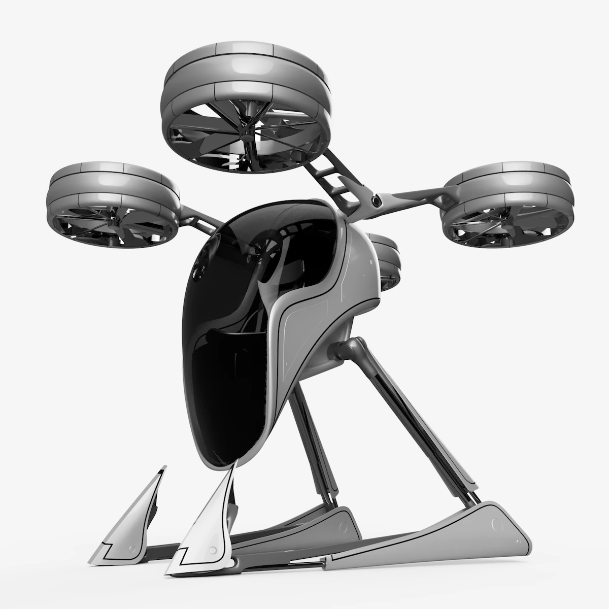 astrocopter 3D Model .c4d .max .obj .3ds .fbx .stl .blend 