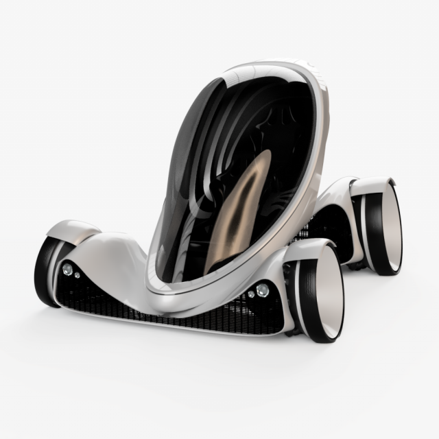 car v5 concept 3Dモデル .c4d .max .obj .3ds .fbx .stl .blend 