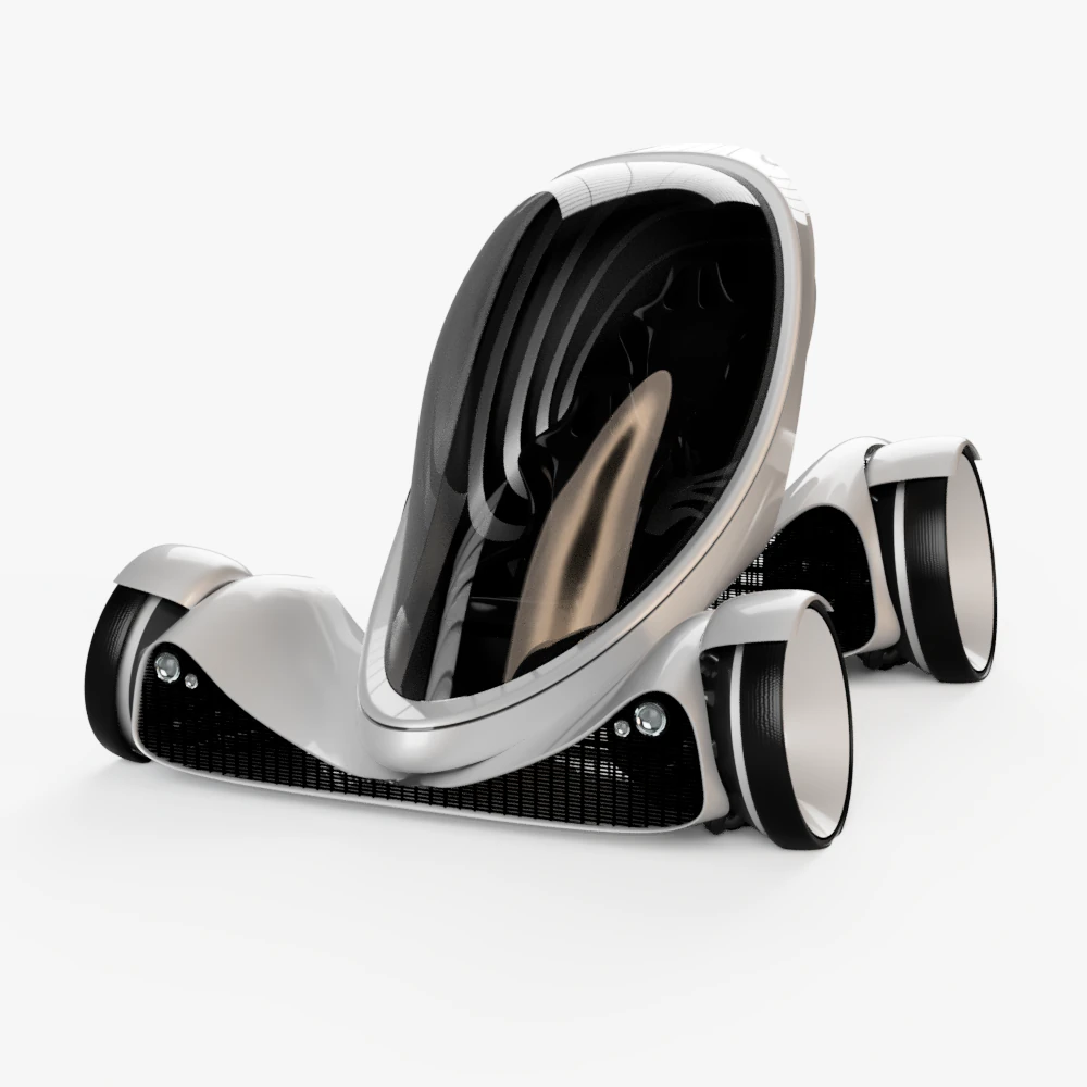 car v5 concept 3D Model .c4d .max .obj .3ds .fbx .stl .blend 