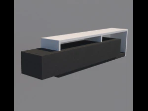 loft tv stand 3D Model