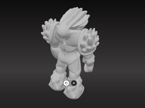 GORMITI Double Attack - Armageddon Mythos PBR Textured Modelo 3D