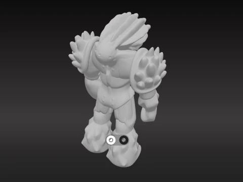 GORMITI Double Attack - Armageddon Mythos PBR Textured 3D Model