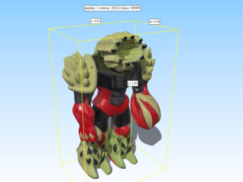GORMITI Double Attack - Armageddon Mythos PBR Textured Modelo 3D