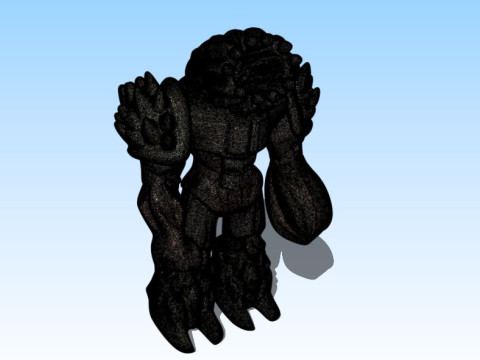 GORMITI Double Attack - Armageddon Mythos PBR Textured Modelo 3D
