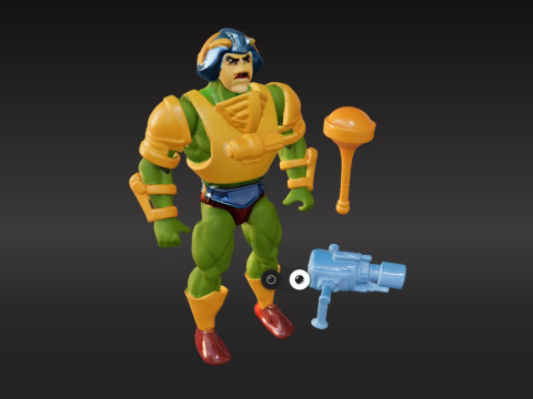 Man-At-Arms - Masters of the Universe PBR Textured 3D Модель