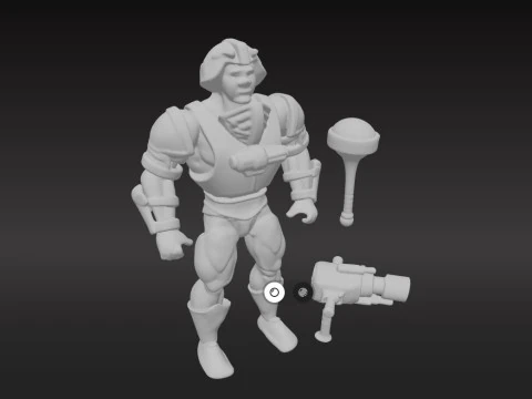 Man-At-Arms - Masters of the Universe PBR Textured 3D Model