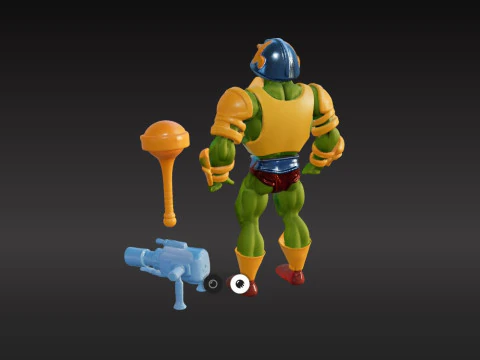 Man-At-Arms - Masters of the Universe PBR Textured 3D Model