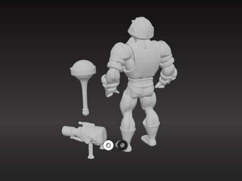 Man-At-Arms - Masters of the Universe PBR Textured 3D Model