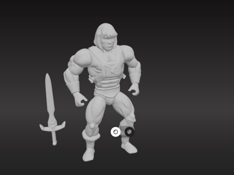 He-Man - Masters of the Universe PBR TexturedFree Sample 3D Model