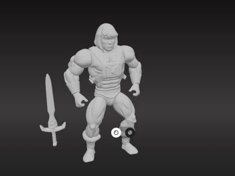 He-Man - Masters of the Universe PBR TexturedFree Sample 3D Model