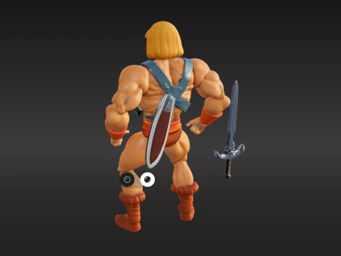 He-Man - Masters of the Universe PBR TexturedFree Sample 3D Model
