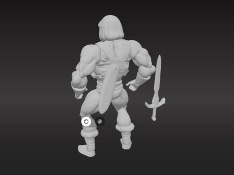 He-Man - Masters of the Universe PBR TexturedFree Sample 3D Model