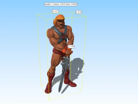 He-Man - Masters of the Universe PBR TexturedFree Sample 3D Model