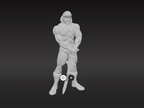 He-Man - Masters of the Universe PBR TexturedFree Sample 3D Model