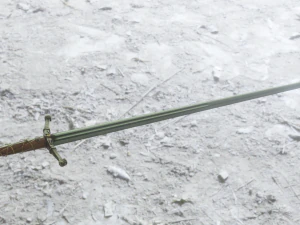 longsword medieval type xvia - low poly model 3D Model