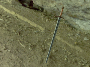 longsword medieval type xvia - low poly model 3D 模型