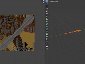 longsword medieval type xvia - low poly model 3D 模型