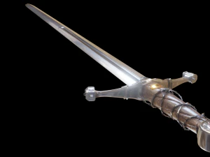 longsword medieval type xvia 3D Model