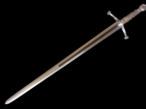longsword medieval type xvia 3D Model