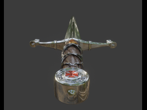 longsword medieval type xvia 3D Model