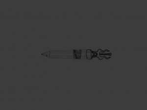 longsword medieval type xvia 3D Model