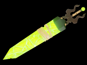 longsword medieval type xvia 3D Model