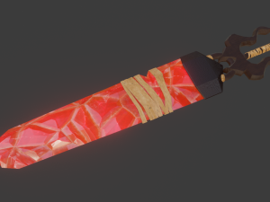 longsword medieval type xvia 3D Model