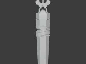 longsword medieval type xvia 3D Model
