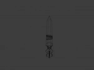 crystal greatsword 3D Model