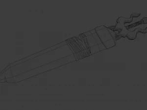 crystal greatsword 3D Model