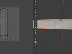 crystal greatsword 3D Model