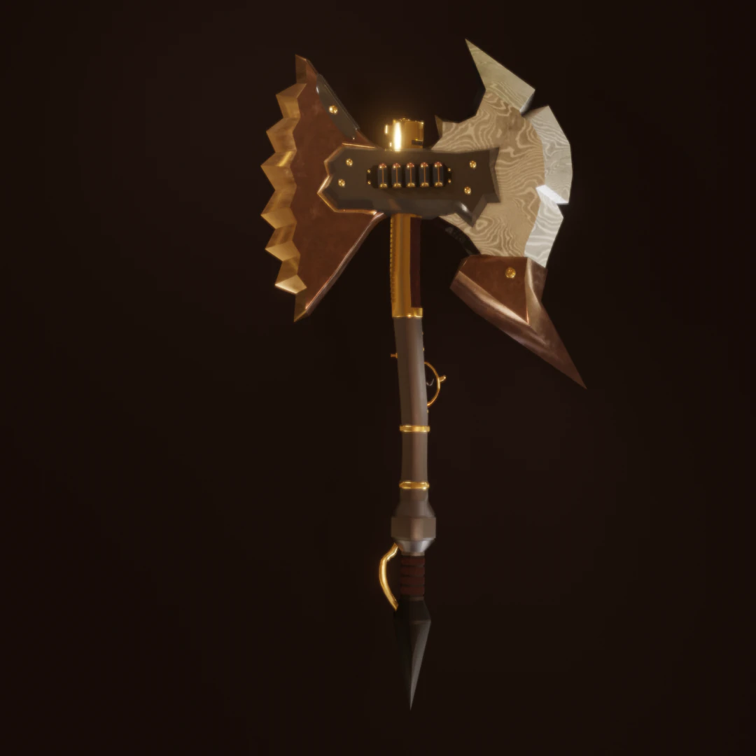 axe 3D Model .c4d .max .obj .3ds .fbx .stl .blend 
