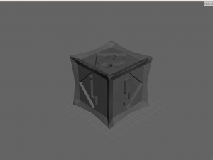 rpg polyhedral vampire dice set - vampire blood pact dice 3D 打印模型