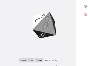 rpg polyhedral dice set wood carved style 3D Print Model