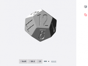 rpg polyhedral dice set wood carved style 3D Принт Модель